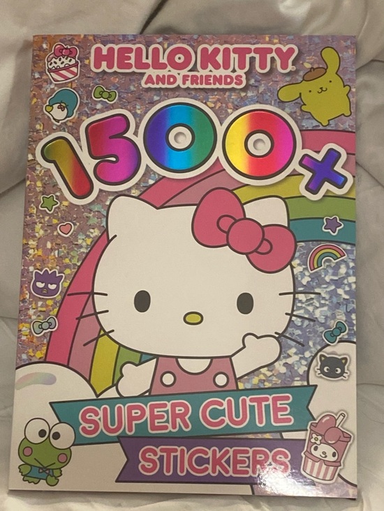Sanrio Other - Sanrio Hello Kitty Super Cute Stickers - Pink Rainbow Holographic Pack
